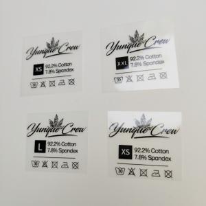 China Hot Peel Clothing Neck Label Heat Press Custom Clothing Own Logo Brand wholesale