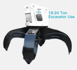China Digging And Loading Excavator Grapple Attachment Hydraulic Grab Bucket wholesale