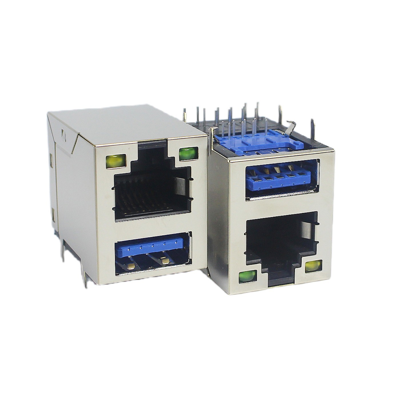PBT RJ45 Female Connector Socket Port With USB 3.0 Type A Connector
