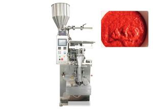 China 5 - 50ml Chilli Sauce Packaging Machine , VFFS Small Sachet Filling Machine wholesale