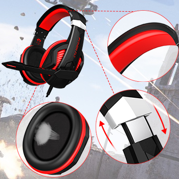 G2000 MIX Wired On Ear Headphones With Mic , 7.1 Surround Stereo Gaming Headset