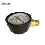2.5" 60mm air water standard steel black pressure gauge