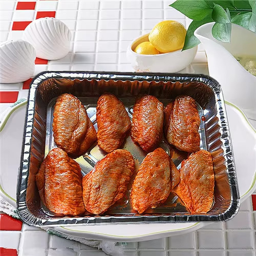 Large Supply Takeaway Food Packaging Container Aluminum Foil Pan Food Storage