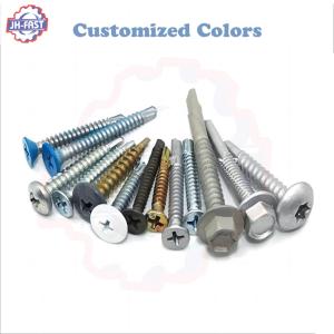 China ROHS ISOISO9001 2015 Certified Carbon Stainless Steel Sheet Metal Tek Screw for Roofing wholesale