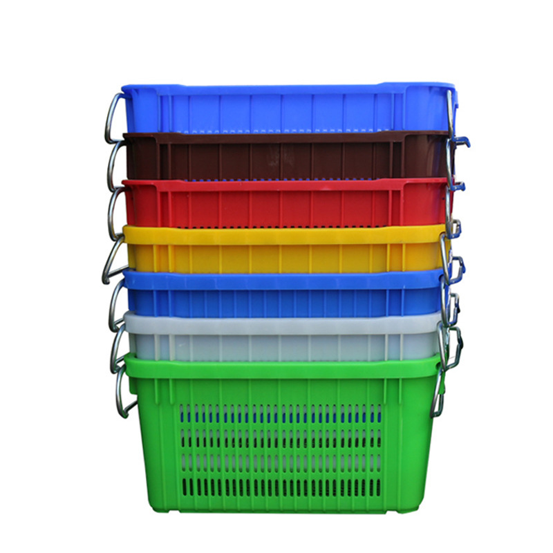 Plastic Moving Crate With Lid for Vegetable and Fruit in PP Blue Material