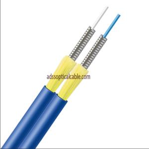 China Indoor 900um Multimode Armored Fiber Optic Cable 2 Core GJSFJBV wholesale