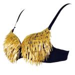Girl Night Club Wear Spandex Long Spike Bra Top CRB7205 Dance Club Clothes