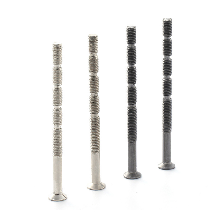 M3 M4 M5 Connecting Screw Countersunk Phillips Head Connecting Bamboo Shaped Screw for Door Handle