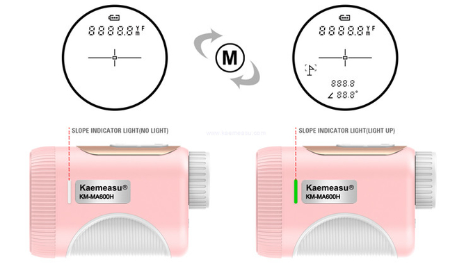 Kaemeasu Golf Rangefinder Rechargeable 125g With Magnetic Adsorption