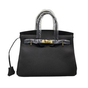 China Women Genuine Leather Black Trendy Bags Lady Tote Handbags wholesale