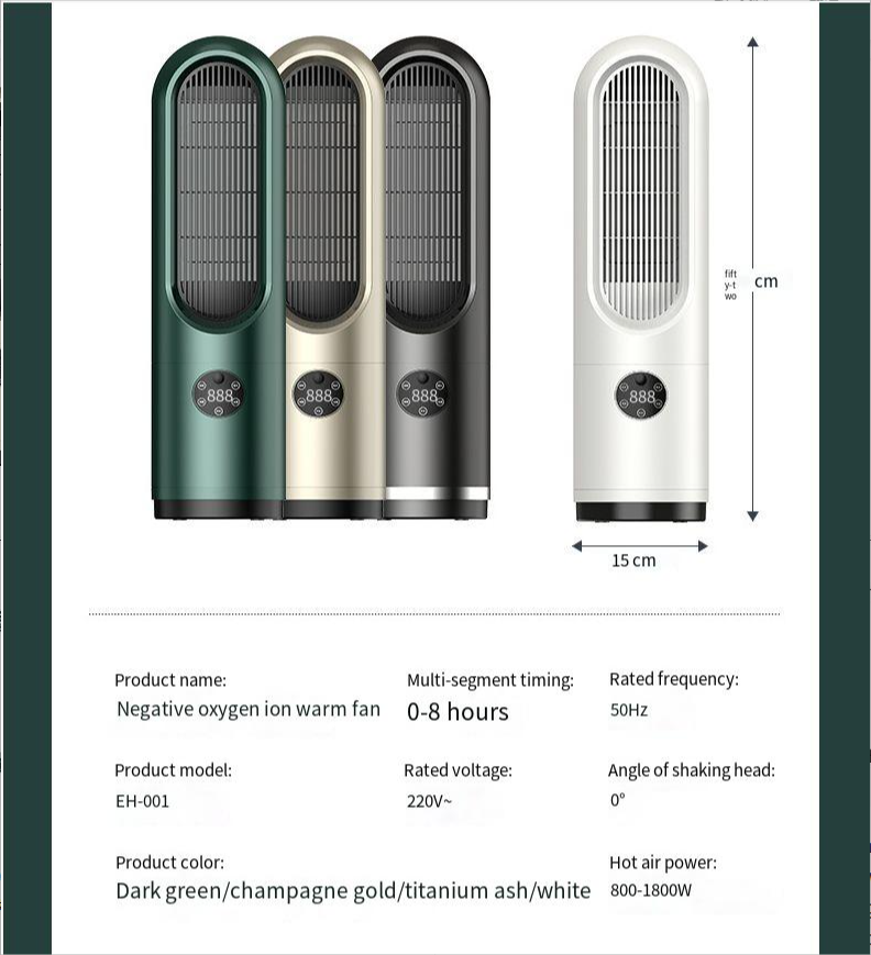 Small Electric Desktop Heater Quick Heating Energy Saving 52*15 CM