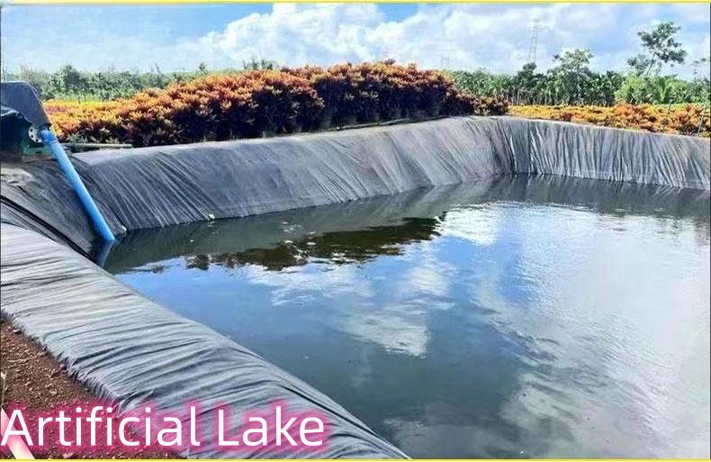 50m-100m/roll Length Anti-Aging Geomembrane for Fish Ponds Online Technical Support