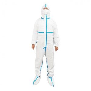 China GB19082-2009 Disposable White Coverall Suits wholesale