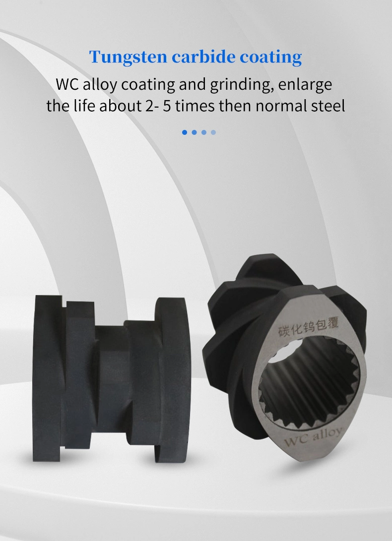 Screw /Parallel Twin Plastic Extruder Screw and Barrel /Parallel Twin Screw Barrel