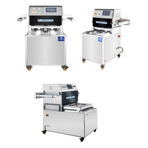 China Tray Vacuum Skin Packaging Machine Modified Atmosphere Free Standing Style wholesale