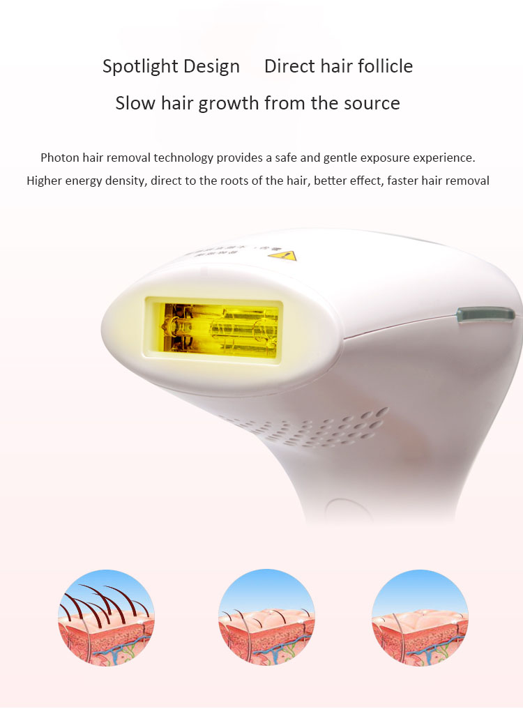 Intense Plused Light Mini Hair Removal Machine For Male Facial Hair Removal