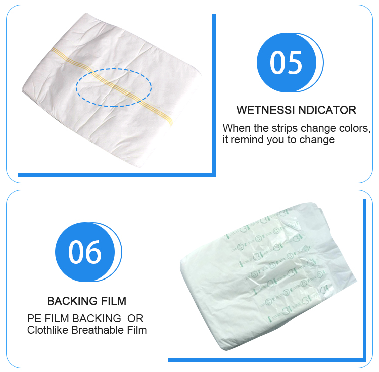 Non Woven Fabric Super Absorbent Large Size Adult Pull Up Diaper For Old Man Woman And Baby