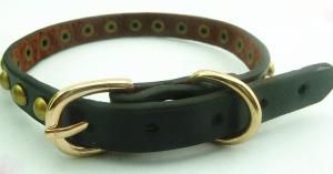 China Pet leather collar wholesale