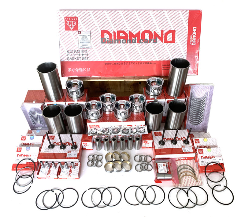 65.02501-0280 DB58-5 DH220-5 Excavator Engine Parts Full Overhaul Kit