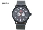 Men's Quartz Watch Water Proof PU Leather Strap Hot Sale Wrist Watch M112