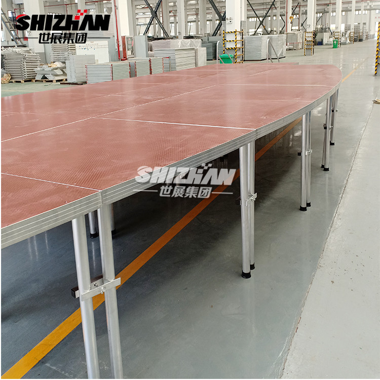 Anti Rust Aluminum Mobile Scissor Stage Platform For Concert Event