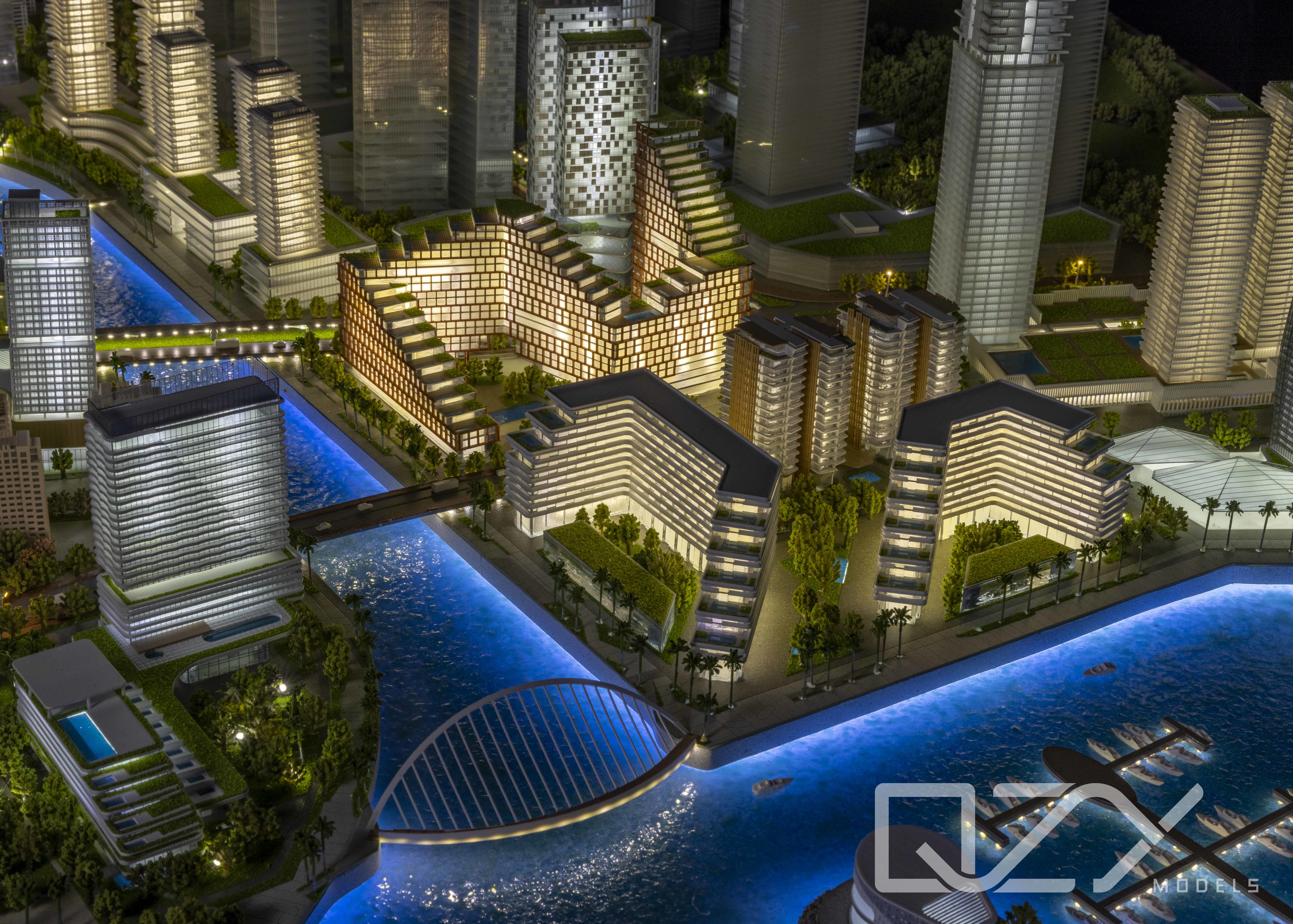 Realistic Sri Lanka Urban Town Planning Models Buildings 1/1250 Large Scale