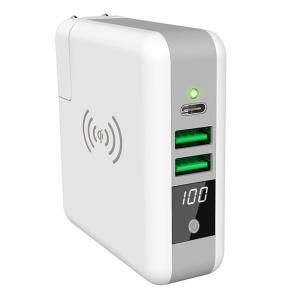 China Polymer Battery 5W 5V2A 6700mah Wireless Power Bank wholesale