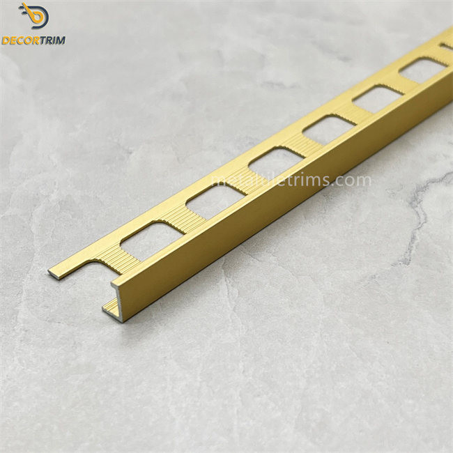 Metal Strip Carpet Metal Tile Trims Polished L Shape Trim 6063
