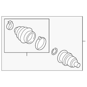 China 3QF498099B Transmission Parts C.V Joint wholesale