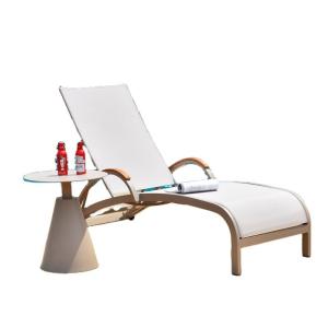 China Aluminum Beach Lounge Chairs For Courtyard Balcony / Villa Swimming Pool wholesale