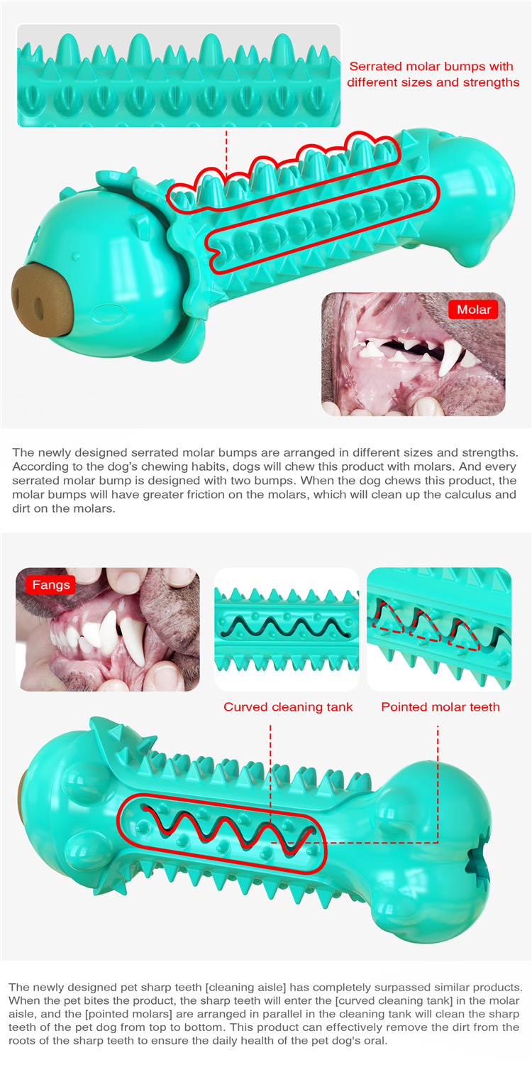 Wholesale High Quality Multifunction Pet Molar Bite Toy Snack Molar Stick