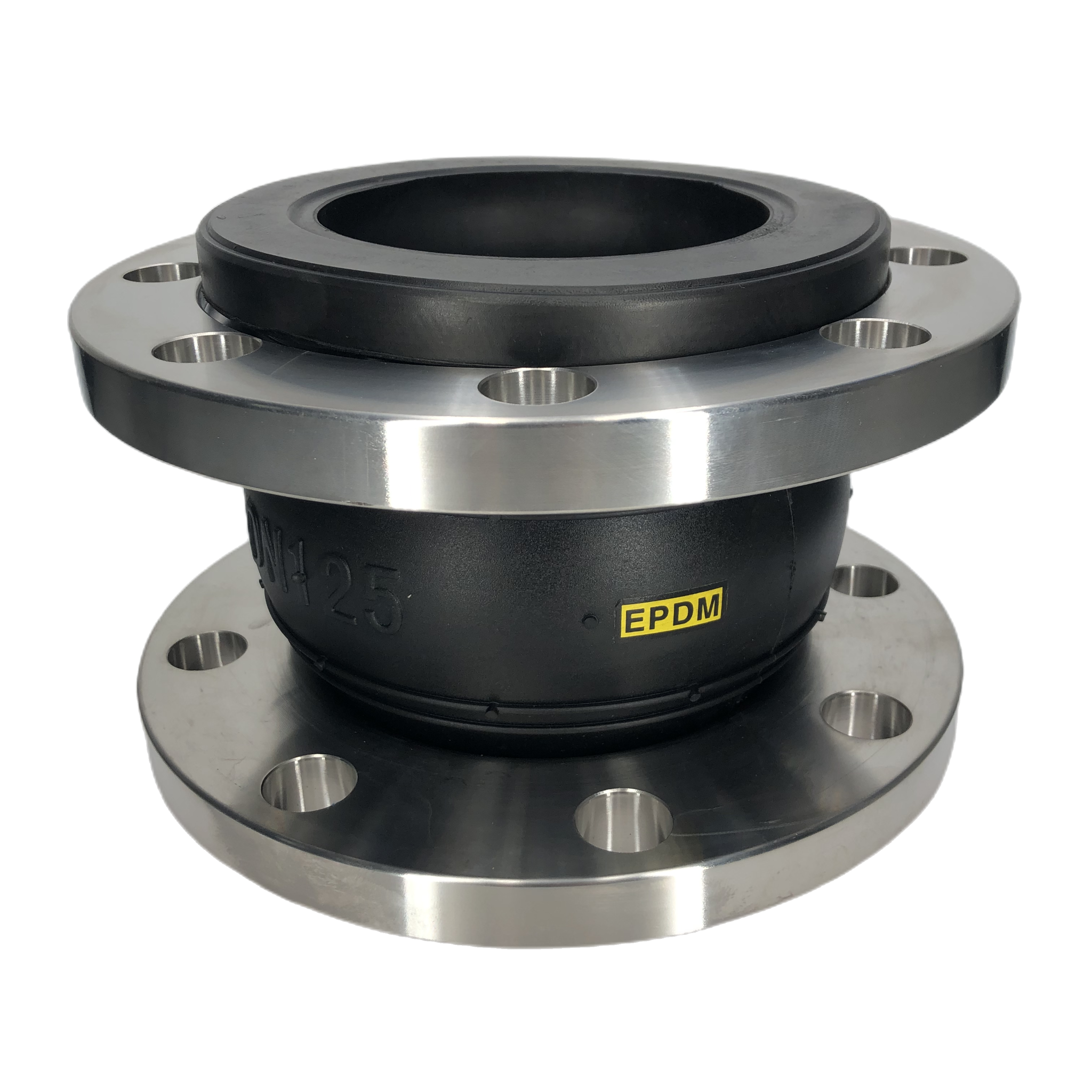 6" EPDM Rubber Expansion Joint Flange Type Stainless Steel Monoball Design