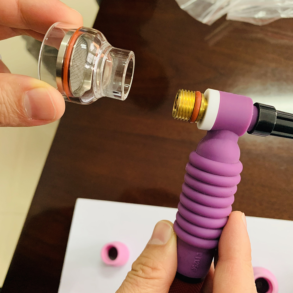 Customized Support Glass Ceramic Cup Clear Nozzle Kit for TIG Welding WP 9/20/17/18/26