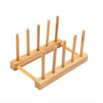 Kitchen Wooden Plate Display Rack