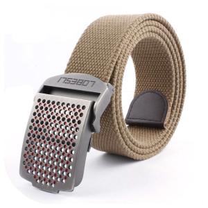 China Outdoor Fabric Woven Canvas Belt Men Golf Sport Casual wholesale
