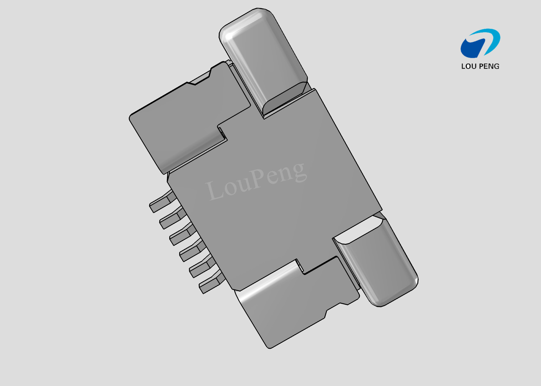FPC Connectors, Flex-to-Board, 6 Position, 0.5mm [.02in] Centerline, Zero Insertion Force (ZIF), Right Angle, SMD