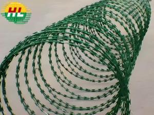 China High Quality PVC Razor Barbed Wire For Defense wholesale