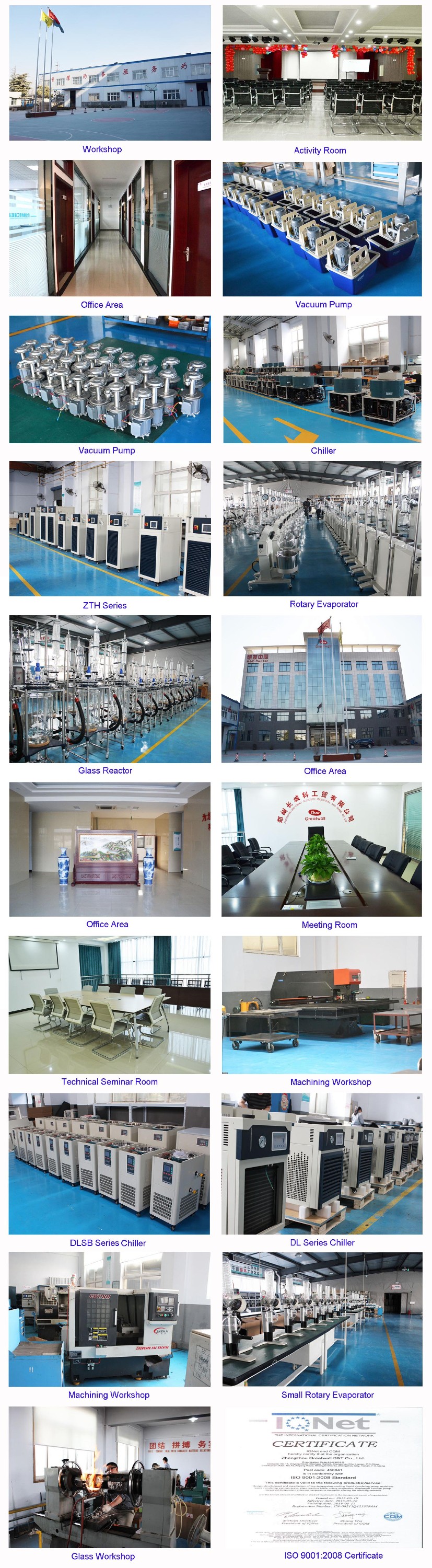 DL-1000 refrigeration recyclable chiller cooling capacity 1000W