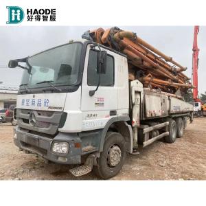 China Used Concrete Pump Truck Mounted Pump with 4500 1350mm Wheelbase in Good Condition wholesale