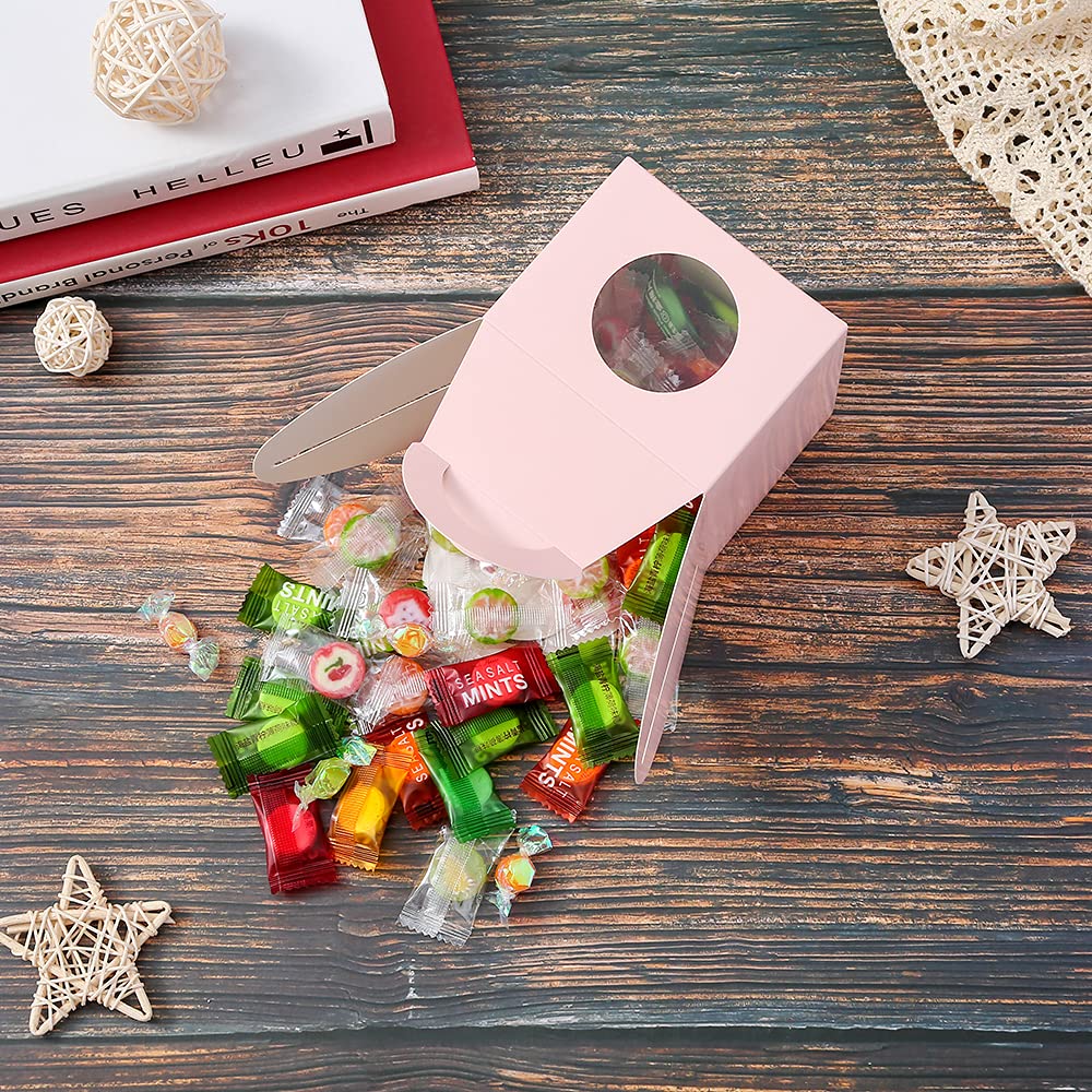 Recycled Materials Custom Luxury Cake Candy Chocolate Packaging Paper Box With Window