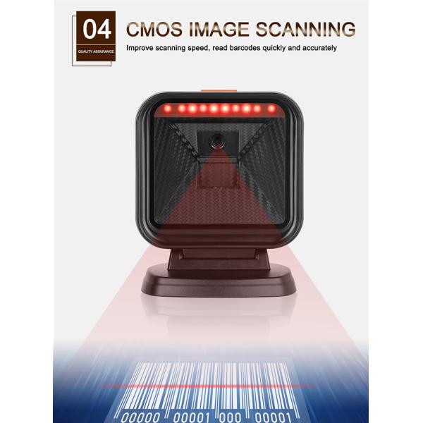 Professional Manufacturer OEM 1d 2d Omnidirectional Platform Usb Barcode Reader Scanner POS