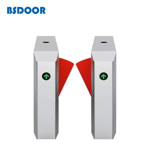 China Electronic ID IC Card Retractable Flap Barrier Smart Pedestrian Control wholesale