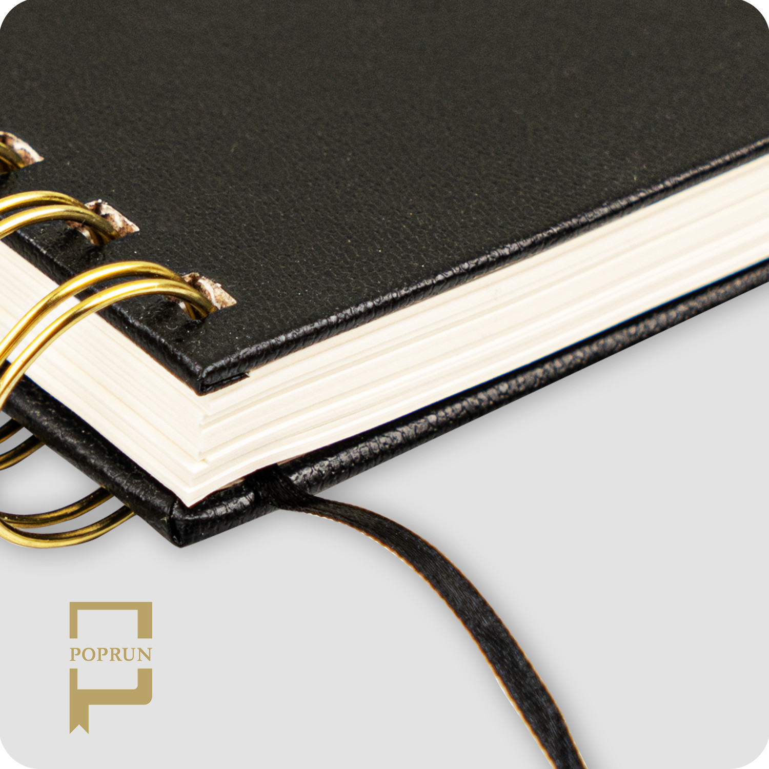 100GSM Paper 12 Month Weekly Planner 2023 Black Spiral Hardback