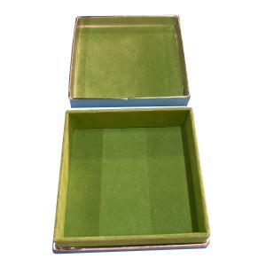 China Wholesale Customized Luxury Silver Stamping Ring/Jewelry/Necklace Packaging Gift Box Hardcover Packing Gift Box wholesale