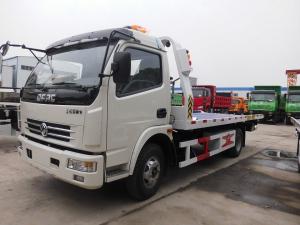 China Dongfeng 4 X 2 120hp Commercial Tow Truck , LHD RHD 5 Ton Heavy Wrecker Trucks wholesale