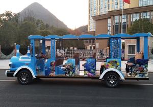 China Carton Electric Sightseeing Car Electric Person Mover 8 Passengers wholesale