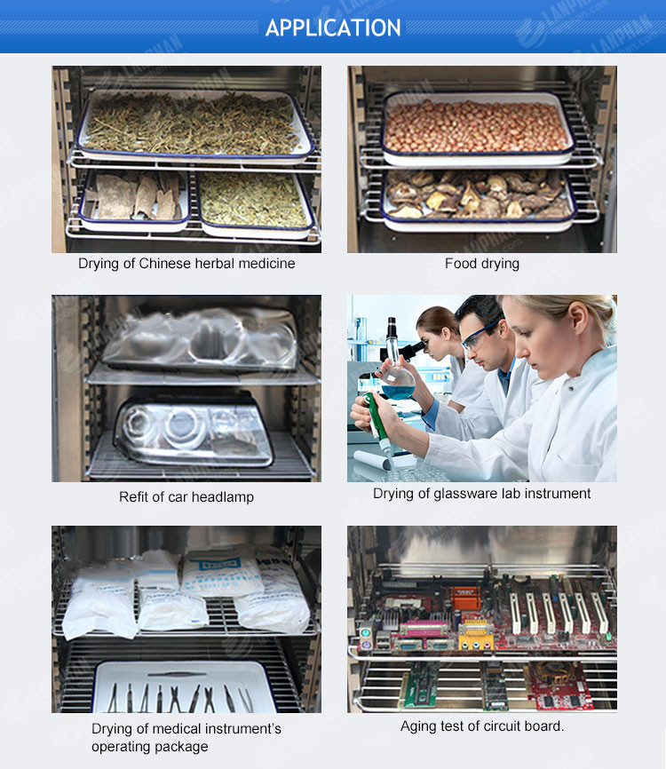 PID Self Tuning Laboratory 50L Vacuum Drying Oven Sanitary Type