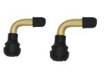 EPDM Brass Stems Tire Valve PVR60 Bend 90 Degree For Electric Bikes And