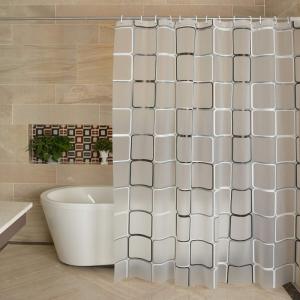 China Eco Friendly PEVA Stylish Waterproof Shower Curtain Custom Printing Acceptable wholesale
