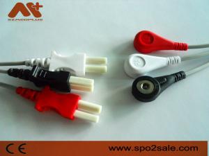 China Spacelabs Compatible 3 lead snap ECG Leadwire - 700-0007-00 wholesale